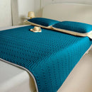 Axyaa Soft Latex Mattress Cover Quilted Protector Non-Slip Bedspread Summer Mat