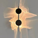 Axyaa Ripple LED Wall Lamp: Minimalist Bedroom Lighting Fixture