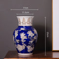 Yellow Qinghua Porcelain Vase: Chinese Style Flower Vase by Axyaa