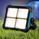 Axyaa Portable Solar Flood Light with USB Rechargeable LED for Camping and Outdoor Work
