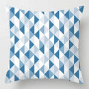Axyaa Blue Flower Home Decor Pillowcase for Sofa, Bedding, Cushion