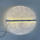 Axyaa Art Silk Sailboat Pendant Light: Wabi Sabi Minimalist Design