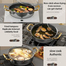 Axyaa Stainless Steel Non-Stick Soup Pot with Lid for Induction Cooker