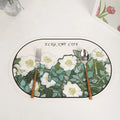 Axyaa Nordic Leather Dinner Mats Heat Insulation Home Decoration Table Placemat