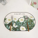 Axyaa Nordic Leather Dinner Mats Heat Insulation Home Decoration Table Placemat