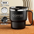 Axyaa Double-Wall Stainless Steel Coffee Mug with Lid, Spill-Proof Travel Cup