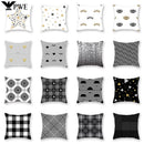 Axyaa Geometric Print Peach Skin Pillowcase for Car, Office, Sofa - Wholesale