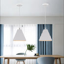 Axyaa Modern White Industrial LED Pendant Light