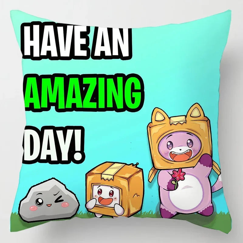 Axyaa Cartoon Robot Balloons Pillowcase Set for Home Decor