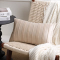 Axyaa Velvet Striped Cushion Cover | Stylish Home Decoration Pillow Cover