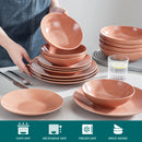 Axya Stoneware Tableware Set for 4/8/12 Person: Dinner, Dessert, Soup Plates, Bowls
