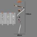 Axyaa Modern Light Luxury Staircase and Living Room Pendant Lights