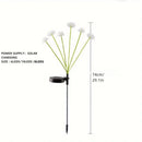 Solar Jellyfish Lamp Outdoor Waterproof Garden Landscape Axyaa Mushroom Lawn Light