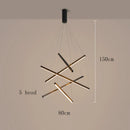 Axyaa Crystal Chandelier Stair Pendant Living Room Lighting Home Decor Light