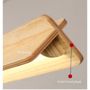 Axyaa Modern Solid Wood LED Chandelier for Dining Kitchen Living Room