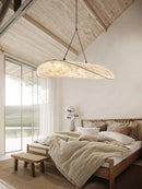 Axyaa Wabi Sabi Silk Chandelier: LED Nordic Minimalist Loft Pendant Light