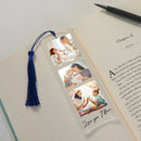 Memorial Acrylic Bookmark Custom Photo Text Tassel Printed Axyaa Mother's Father's Day Gift