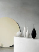Axyaa Modern Minimalist Ceramic Vase Black White Handmade Art Decoration Living Room