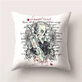 Skull Polyester Pillowcase 45X45CM Axyaa Home Decor Cushion Cover Square Sofa Decor