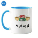 Personalised Friend name Central Perk Mug 11oz black pink Ceramic tea Cup Birthday gift Axyaa