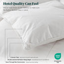 Axyaa Feather & Down Comforter, Organic Duvet Insert, All Season Warm