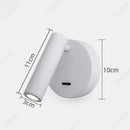 Axyaa Adjustable Angle 3W LED Bedside Reading Light, Warm White for Bedroom, Living Room