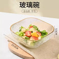 Axyaa Glass Fruit Salad Bowl High Tea Table Snack Plate