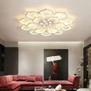 Axyaa Modern Petal Round LED Ceiling Light for Home Decor, Bedroom, Study, Aisle