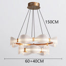 Axyaa LED Chandelier Lighting for Living Room Bedroom Dining Salon Indoor Decor