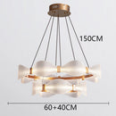 Axyaa LED Pendant Chandelier for Living Room, Bedroom, Dining Room - Indoor Lighting Solution