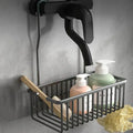 Axyaa Aluminium Bathroom Shower Shelf Shampoo Holder Organizer Basket Storage