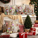 Axyaa LED Luminous Pillowcase: Cute Christmas Design for Home Decor