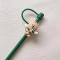 Axyaa Silicone Straw Cap: Dust Proof, Leak Proof, Cute Cover for 7-8mm Straws