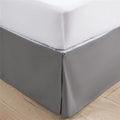 Axyaa Brushed Home Bed Skirt  Machine Washable Decorative Wrap Around Hotel Quality