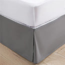 Axyaa Brushed Home Bed Skirt  Machine Washable Decorative Wrap Around Hotel Quality