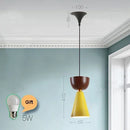 Axyaa Nordic Aluminum Macaron Pendant Lights: Modern Industrial LED Chandeliers for Home Decor
