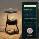Modern LED Floor Lamp with Shelf by Axyaa: Stylish Living Room Lighting & Storage Solution