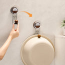 Axyaa Washbasin Hook: Multi-functional Suction Cup Storage Rack with Strong Load-bearing