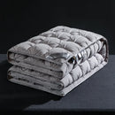 Axyaa 2024 Winter Down Quilt White Goose Down 120 Long-Staple Cotton Twisted Flower Quilt