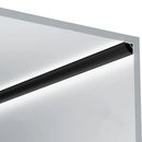 Axyaa V-Type LED Black Aluminum Profile with Milky Cover for Stylish Lighting