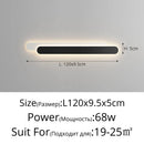 Axyaa Black White Simplicity LED Wall Lamp for Bedroom and Corridor Lighting