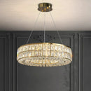 Axyaa Crystal Chandelier Pendant Light for Living and Dining Room