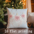Axyaa Floral Festive Pillow Covers for Sofa Bedroom Car Cushion - Rectangular