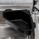Axyaa Stainless Steel Triangle Sink Drain Basket Food Debris Filter Rack