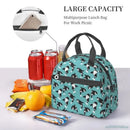 Axyaa Orca Insulated Lunch Bag: Cute Cartoon Animal Bento Tote for School & Office