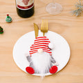 Axyaa Rudolph Christmas Cutlery Holder Set - Festive Tableware Decor