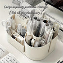 Axyaa Rotating Desk Organizer: Multi-Functional 2-in-1 Stationery & Cosmetic Storage Box