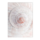Beach Flamingo Canvas Wall Art by Axyaa - Sea Wave Starfish Shell, Palm Tree, Pineapple