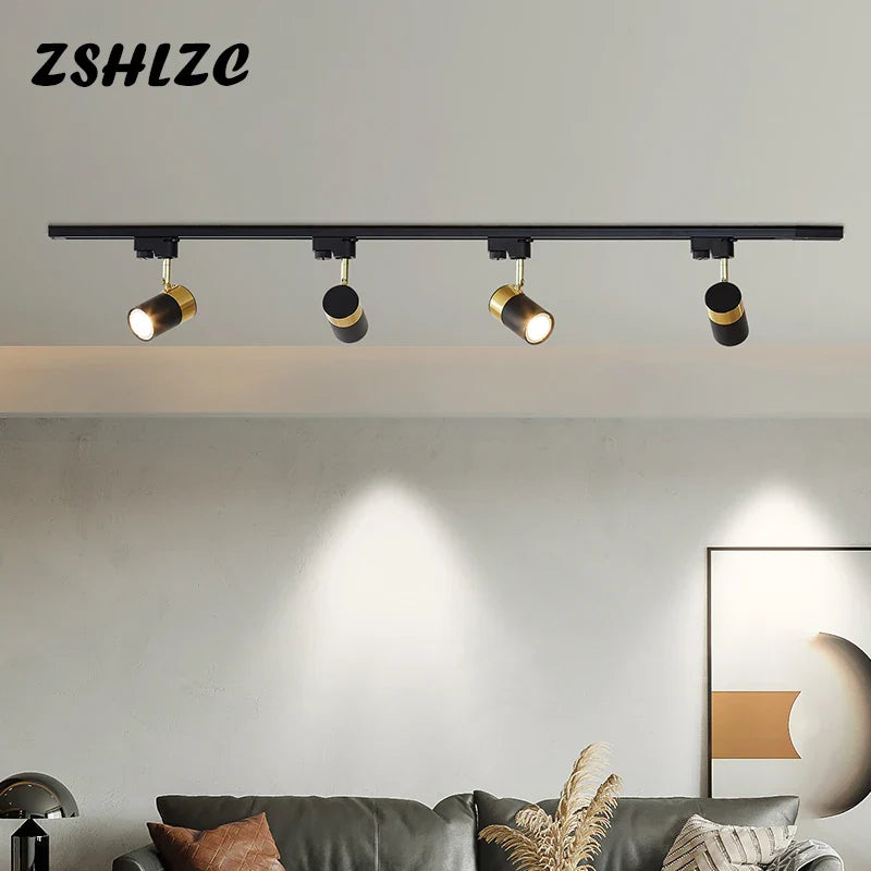 Axyaa 100-120cm LED Chandelier Track Light for Living Dining Kitchen Corridor Lighting