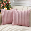 Axyaa Nordic Faux Fur Pillow Cover Soft Fluffy Cushion Case for Sofa